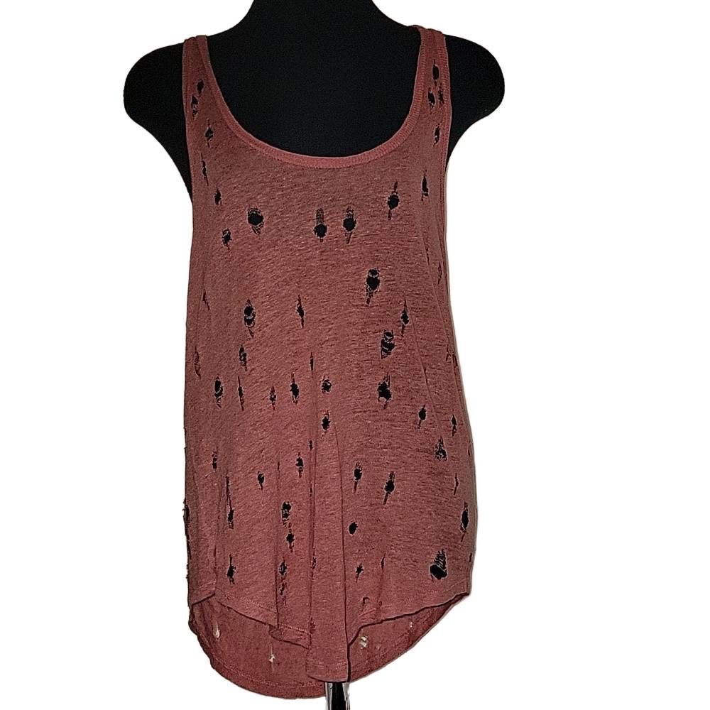 IRO Linen distressed top